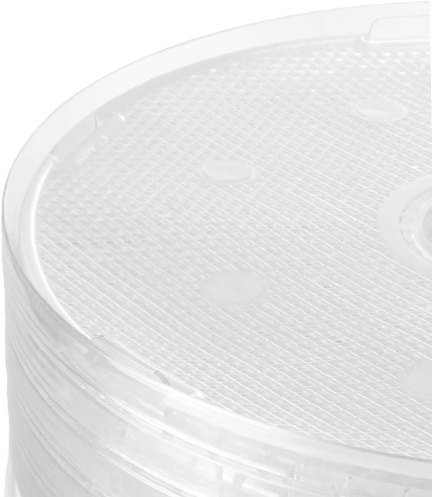 Flexzion Nonstick Mesh Screen for Food Dehydrator Machine (12 Inch) 2 Pack, Reusable Plastic Round Dehydrator Trays Liner Sheets for Food Beef Jerky Vegetable Meat Fish Herb Screen Dehydrator Supplies