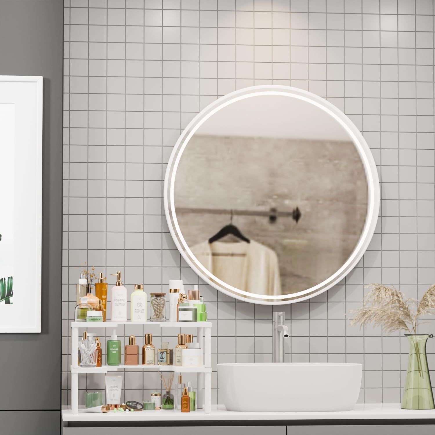 Focieulo Spice Rack Organizer for Cabinet, Set of 2 Expandable  Stackable Bamboo Spice Organization Luxury Kitchen Seasoning Organizer - Pantry Storage Shelf Multipurpose Display Stand, Black Focieulo Spice Rack Organizer for Cabinet, Set of 2 Expandable  Stackable Bamboo Spice Organization Luxury Kitchen Seasoning Organizer - Pantry Storage Shelf Multipurpose Display Stand, Black