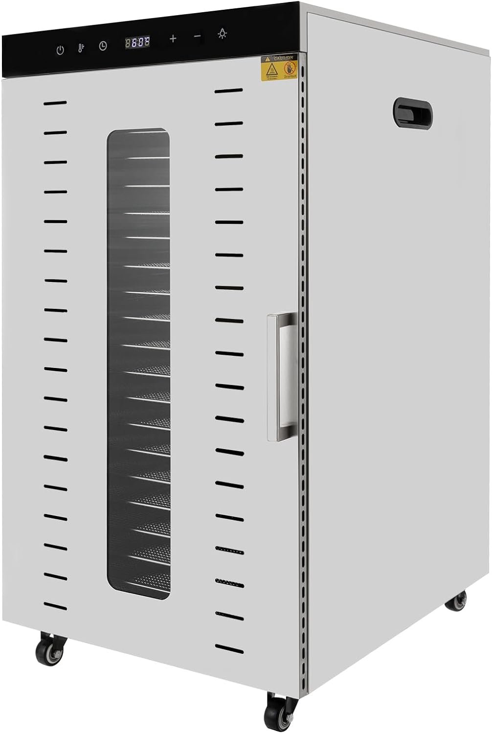 Food Dehydrator 20 Trays, 304 Stainless Steel Dehydrator Machine 1700W Electric Dryer Machine with 24H Adjustable Digital Timer and 84ºF-194ºF Temp Control for Fruit, Vegetables, Meat, Pet Treats Food Dehydrator 20 Trays, 304 Stainless Steel Dehydrator Machine 1700W Electric Dryer Machine with 24H Adjustable Digital Timer and 84ºF-194ºF Temp Control for Fruit, Vegetables, Meat, Pet Treats