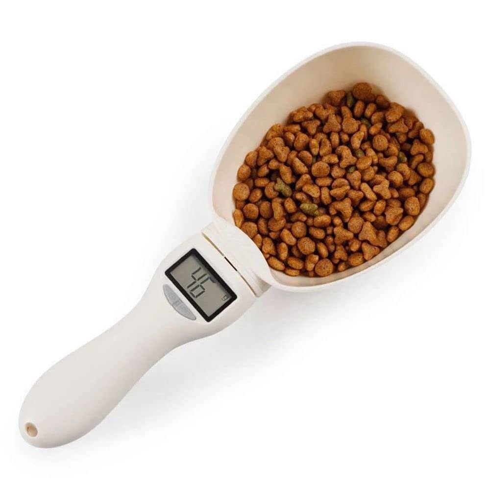 Food Scale Kitchen Spoon Gram Weight Scale Measuring Spoon, with LED Display for Dispensing Dog Food
