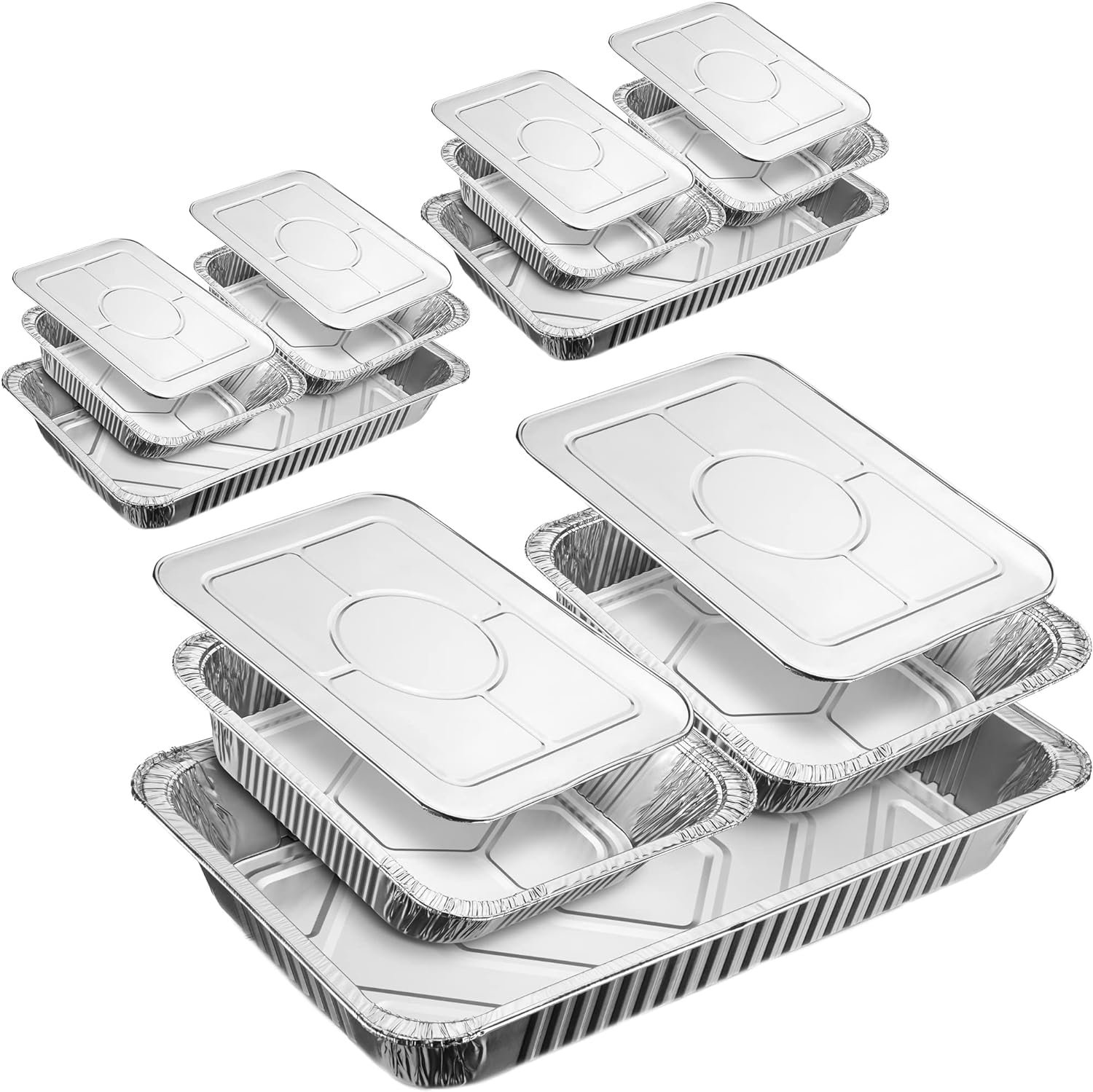 Food Warmer Gel Cans for Chafing Dish (Set of 6 Gel Warming Cans) - Food Warmers for Parties, Buffet Trays, Catering Dishes - Disposable Chafing Burners to Keep Food Warm - Best Food Heaters