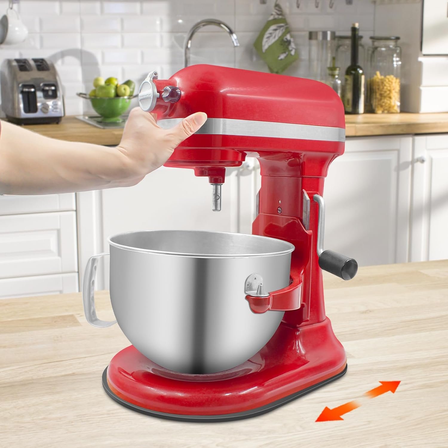 for Kitchen Aid 5-8 Qt Bowl Lift Stand Mixer Acrylic Slider Mat, Kitchen Aid Sliding Board stand mixer Slider, Felt Bottom Appliance Slider Acrylic Felt Pad, Countertop Storage Attachments Slider Tray for Kitchen Aid 5-8 Qt Bowl Lift Stand Mixer Acrylic Slider Mat, Kitchen Aid Sliding Board stand mixer Slider, Felt Bottom Appliance Slider Acrylic Felt Pad, Countertop Storage Attachments Slider Tray