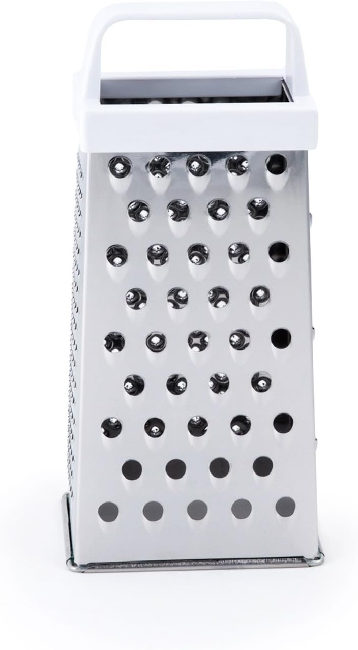Fox Run 4-Sided Grater, 2.75 x 3.75 x 8.25 inches, Metallic Fox Run 4-Sided Grater, 2.75 x 3.75 x 8.25 inches, Metallic