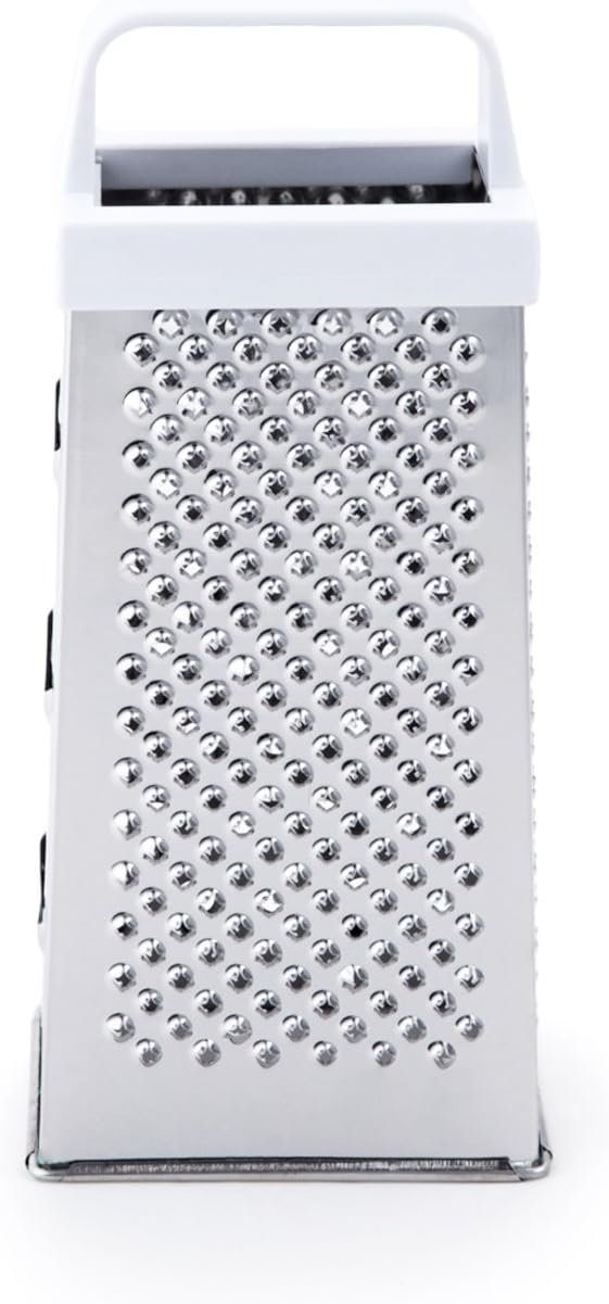 Fox Run 4-Sided Grater, 2.75 x 3.75 x 8.25 inches, Metallic Fox Run 4-Sided Grater, 2.75 x 3.75 x 8.25 inches, Metallic