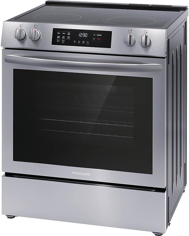Frigidaire FCFE3083AS 5.3 Cu. Ft. Stainless Steel Freestanding Electric Range with Convection Bake