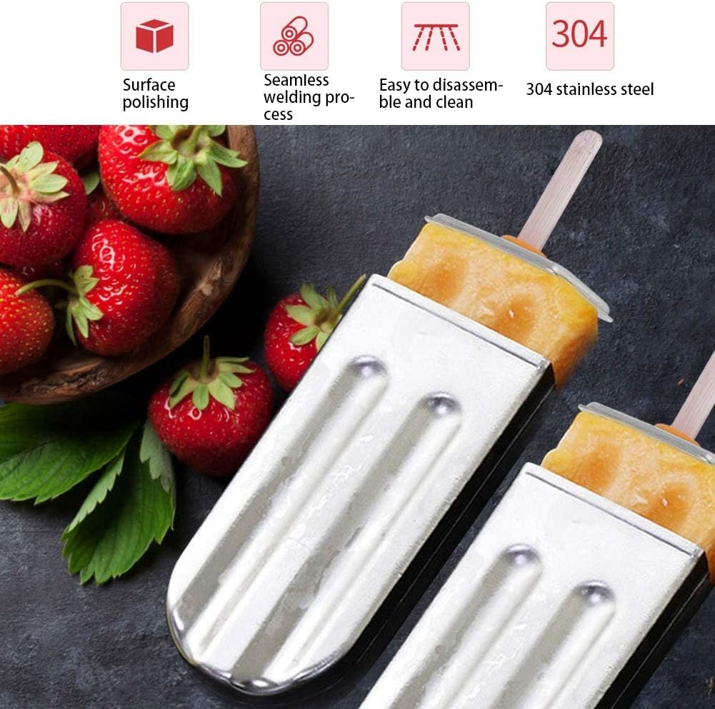 Fydun 6- Less Steel Ice Cream Maker Making Tool For Kitchen With Rack Wide Range Of Uses