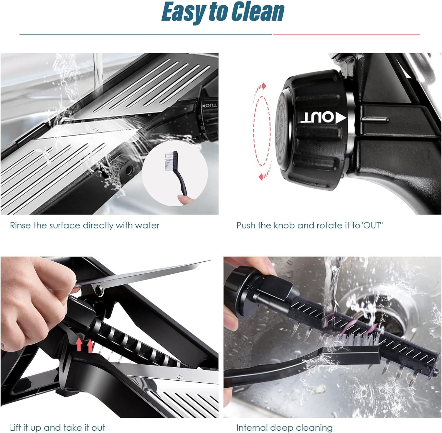 Gadhra Mandoline Food Slicer for Kitchen, Vegetable Slicer Fruit Cutter, Adjustable Stainless Steel for Potato Tomato Onion Cheese French Fry Chopper Julienne Slicer with Cut Resistant Gloves Gadhra Mandoline Food Slicer for Kitchen, Vegetable Slicer Fruit Cutter, Adjustable Stainless Steel for Potato Tomato Onion Cheese French Fry Chopper Julienne Slicer with Cut Resistant Gloves