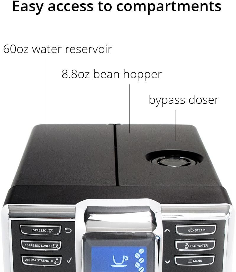 Gaggia Anima Coffee and Espresso Machine, Includes Steam Wand for Manual Frothing for Lattes and Cappuccinos with Programmable Options,Black Gaggia Anima Coffee and Espresso Machine, Includes Steam Wand for Manual Frothing for Lattes and Cappuccinos with Programmable Options,Black