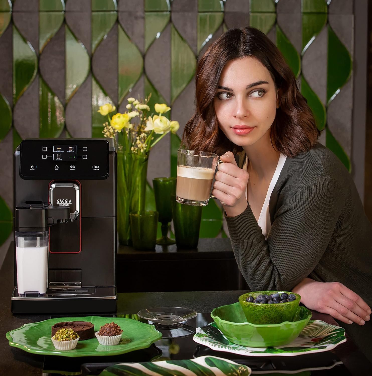 Gaggia Magenta Prestige Super-Automatic Espresso Machine,Black Gaggia Magenta Prestige Super-Automatic Espresso Machine,Black