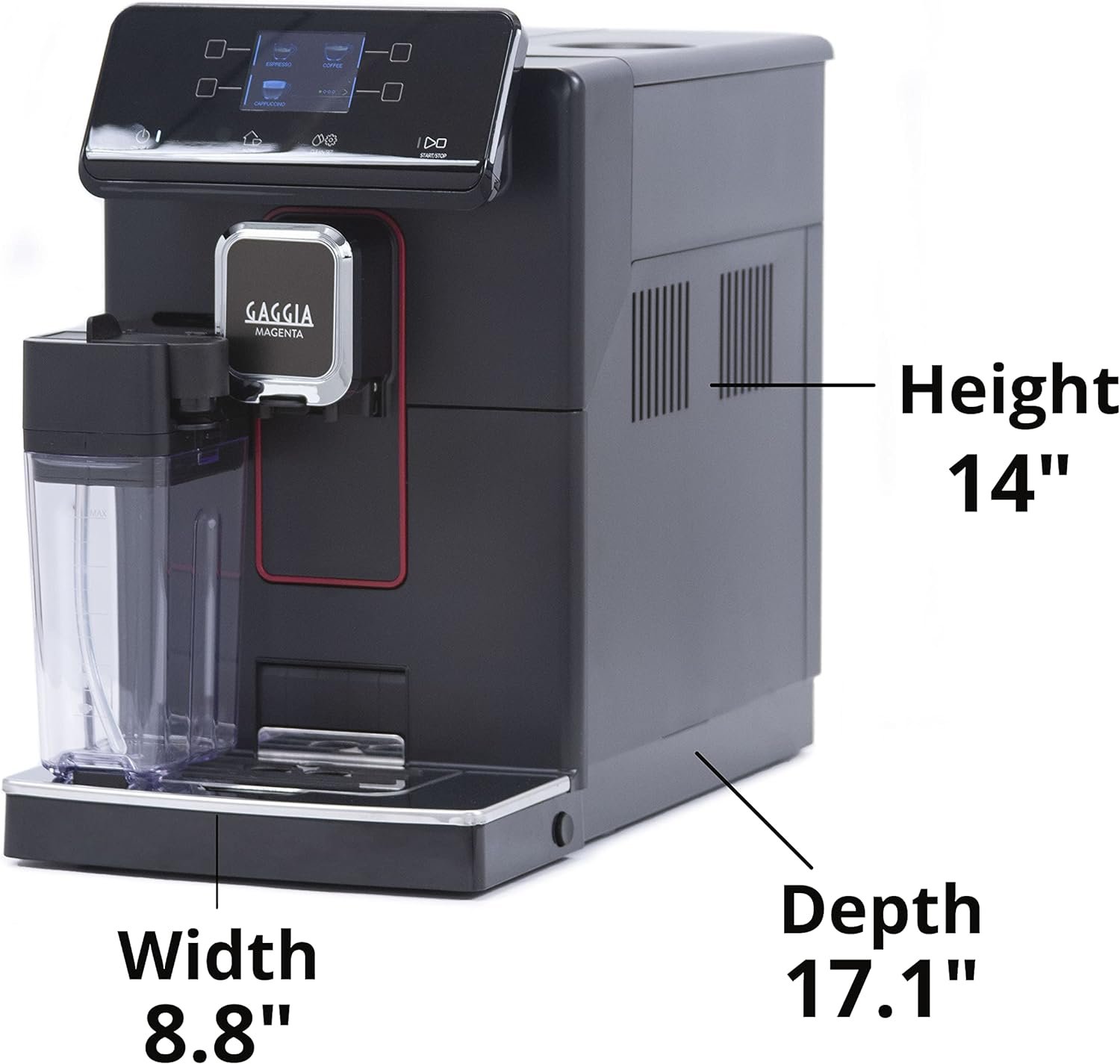 Gaggia Magenta Prestige Super-Automatic Espresso Machine,Black Gaggia Magenta Prestige Super-Automatic Espresso Machine,Black