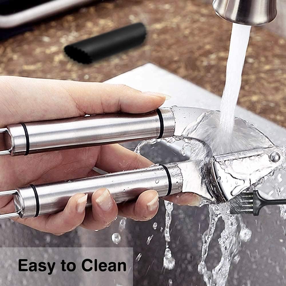 Garlic Press and Peelers Kit, Aifort Stainless Steel Mincer and Silicone Tube Roller
