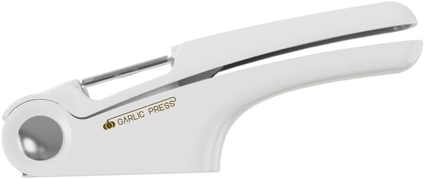 Garlic Press - Multi Functional 4-In-1 Garlic Crusher, Garlic Fresh Can Slice And Press Garlic Puree. Comes With Peeling Tools And Can Openers. Equipped With Cleaning Tools.