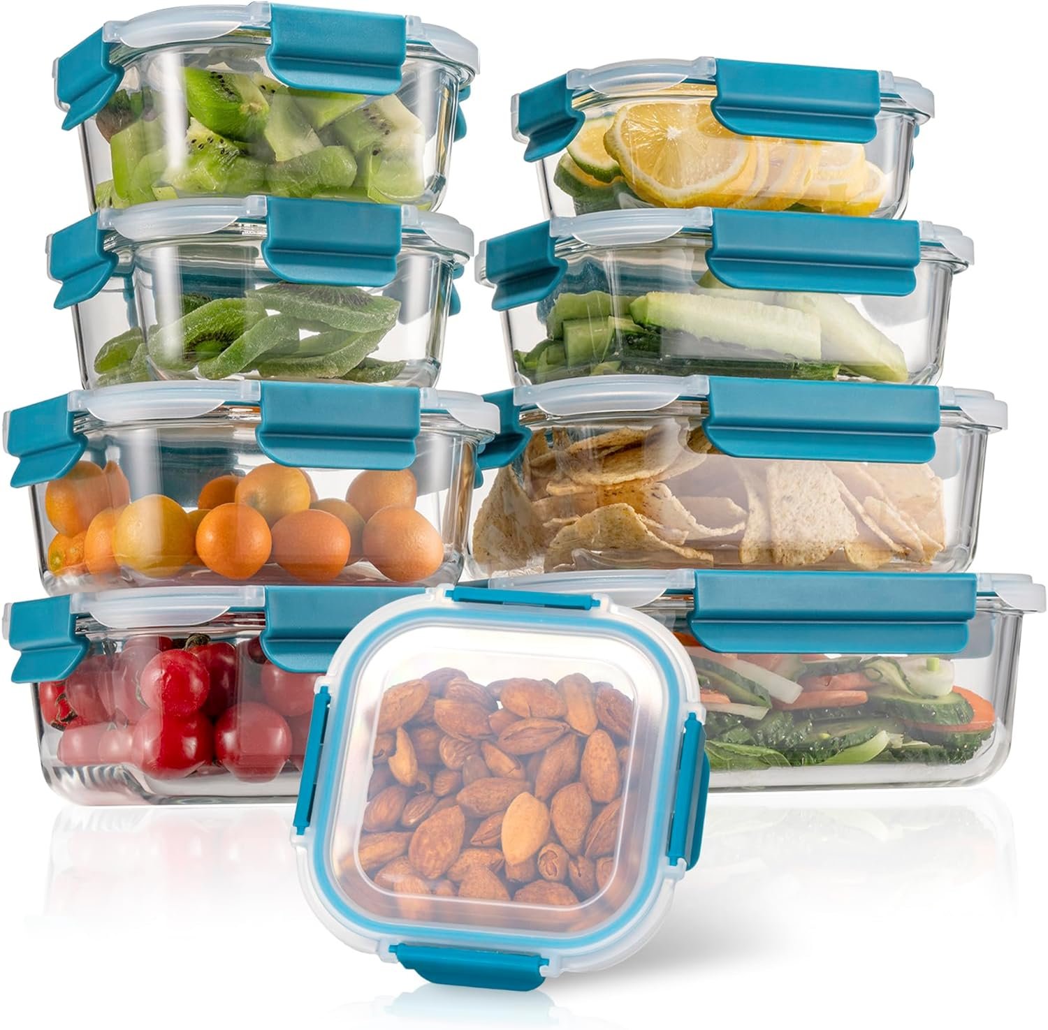GC GENICOOK Glass Food Storage Containers with Lids-Glass Meal Prep Containers/Bento Box/Freezer Safe-Glass Lunch Box for Kitchen,Leak-Proof,Stackable,Large Capacity, BPA Free GC GENICOOK Glass Food Storage Containers with Lids-Glass Meal Prep Containers/Bento Box/Freezer Safe-Glass Lunch Box for Kitchen,Leak-Proof,Stackable,Large Capacity, BPA Free