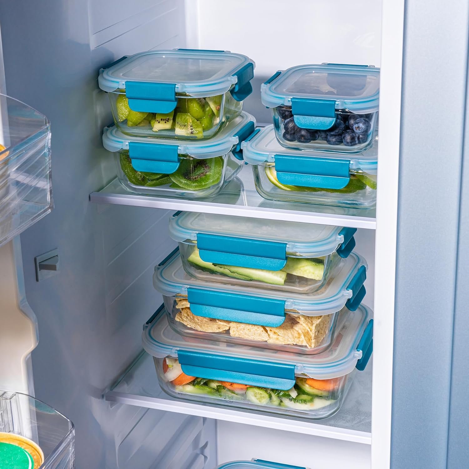 GC GENICOOK Glass Food Storage Containers with Lids-Glass Meal Prep Containers/Bento Box/Freezer Safe-Glass Lunch Box for Kitchen,Leak-Proof,Stackable,Large Capacity, BPA Free GC GENICOOK Glass Food Storage Containers with Lids-Glass Meal Prep Containers/Bento Box/Freezer Safe-Glass Lunch Box for Kitchen,Leak-Proof,Stackable,Large Capacity, BPA Free