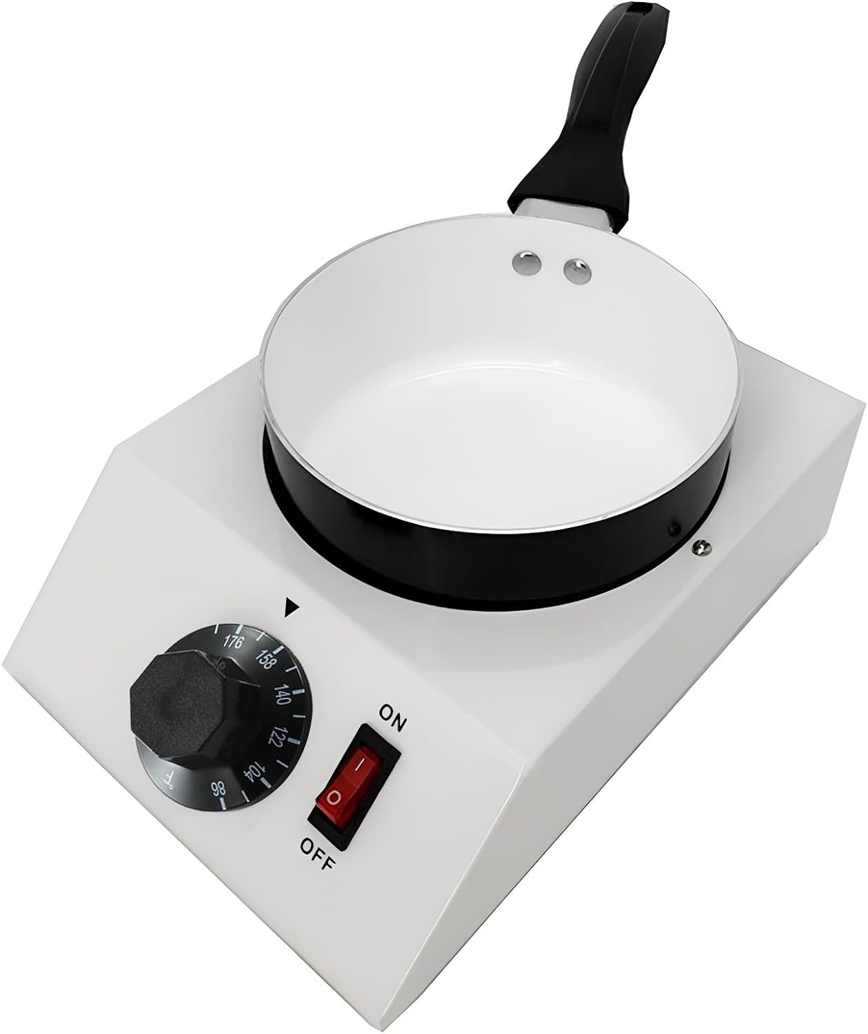 Generic Electric Chocolate Melting Pot - 110v Commercial Chocolate Candy Melting Pot Single Pot | Electric Chocolate Fountain Fondue Chocolate Melt Pot Melter Machine Chocolate DIY Tool