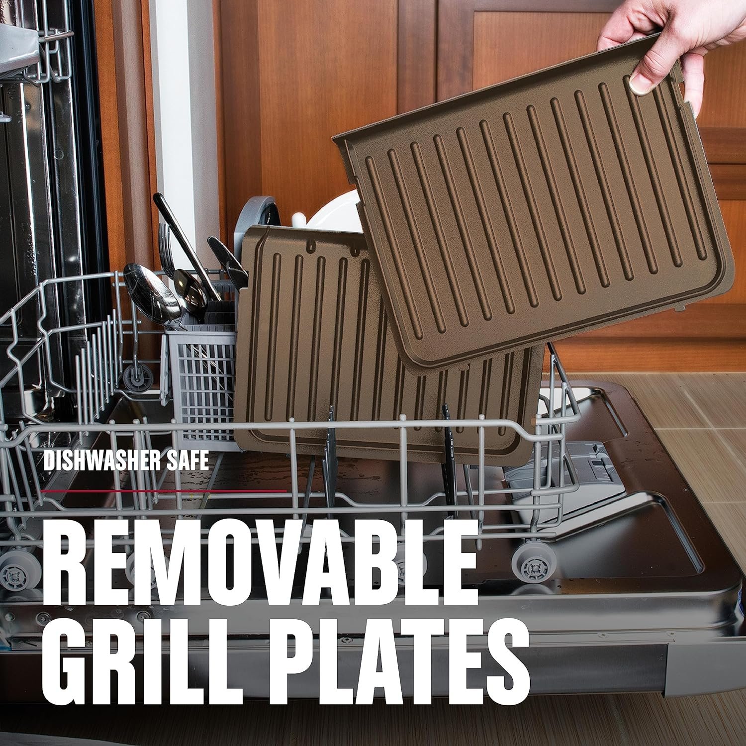 George Foreman 5-Serving Removable Plate Electric Indoor Grill and Panini Press - White Gold with Bronze Plates George Foreman 5-Serving Removable Plate Electric Indoor Grill and Panini Press - White Gold with Bronze Plates