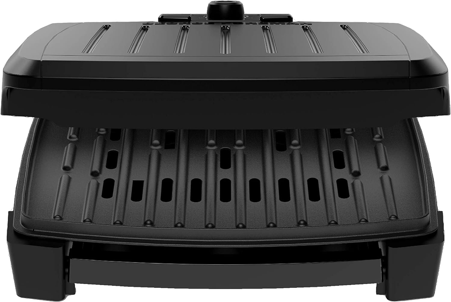GEORGE FOREMAN® Contact Submersible™ Grill, 5-Serving Grill - Adjustable Temperature Control, Black Plates, Wash the entire grill