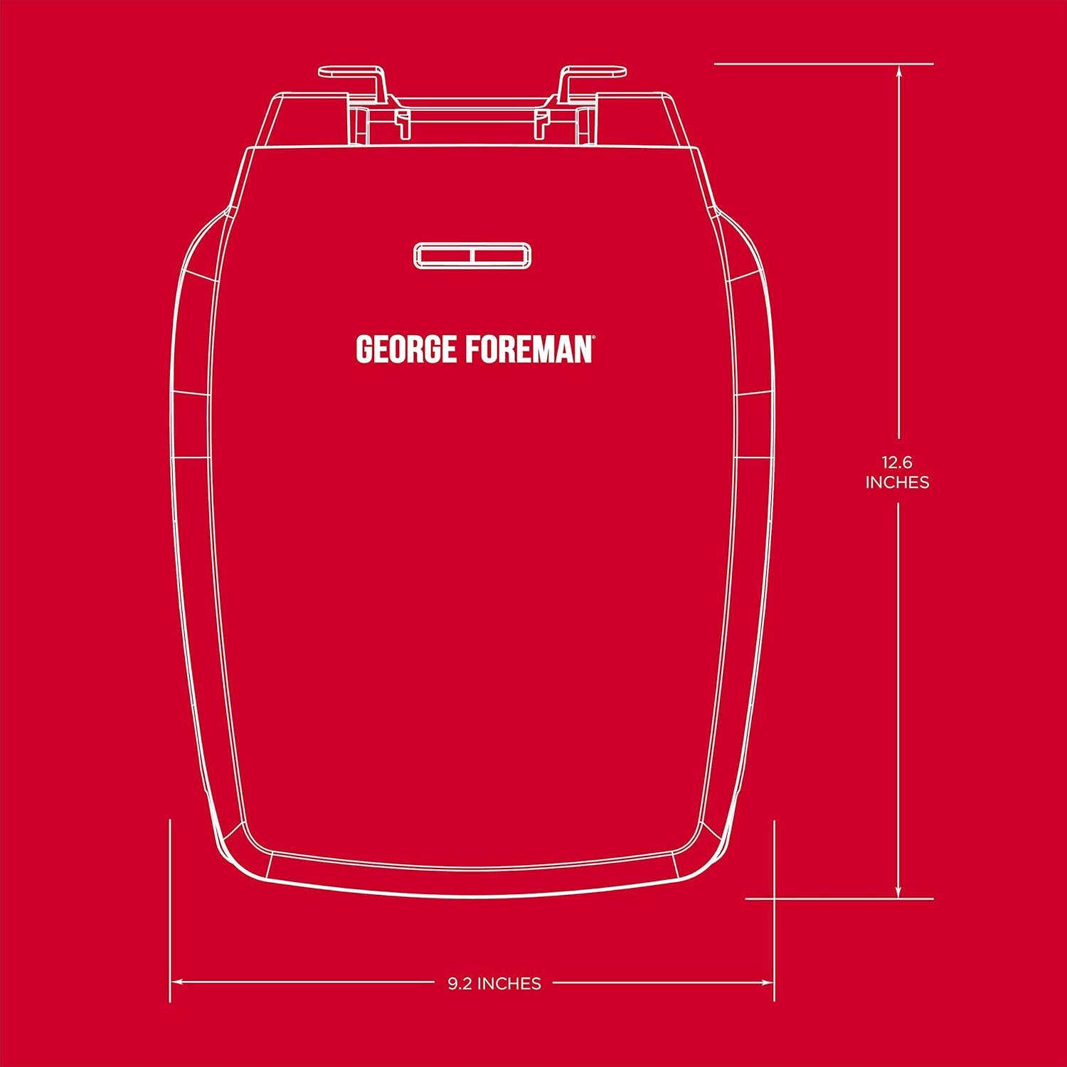 George Foreman GR340FB 4-Serving Classic Plate Electric Indoor Grill and Panini Press, Black George Foreman GR340FB 4-Serving Classic Plate Electric Indoor Grill and Panini Press, Black