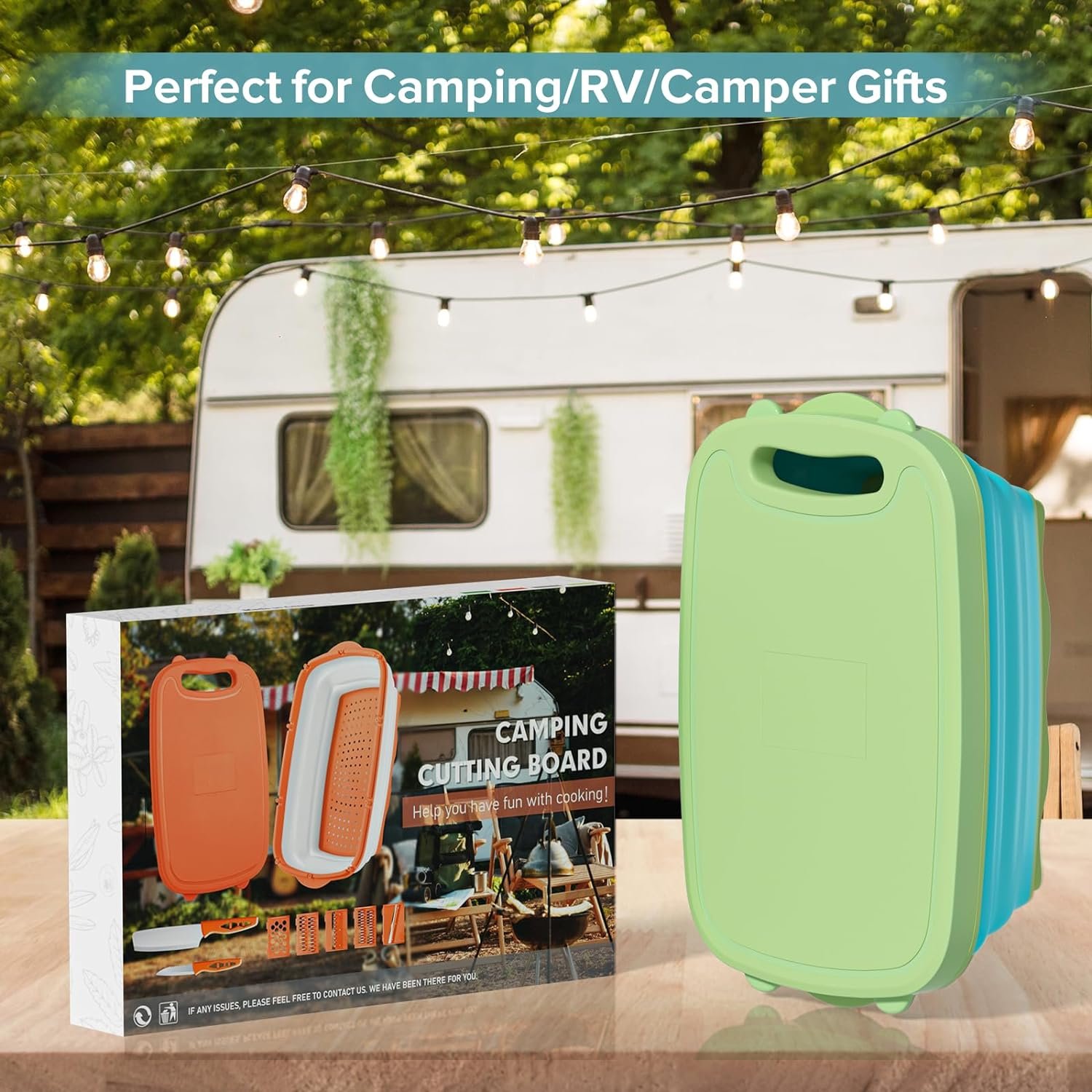 Gintan Camping Cutting Board, 9-in-1 Collapsible Cutting Board,Multifunctional Chopping Board with Colander, Kitchen Vegetable Washing Basket Silicone Dish Tub for BBQ Prep/Picnic/Camping Gintan Camping Cutting Board, 9-in-1 Collapsible Cutting Board,Multifunctional Chopping Board with Colander, Kitchen Vegetable Washing Basket Silicone Dish Tub for BBQ Prep/Picnic/Camping