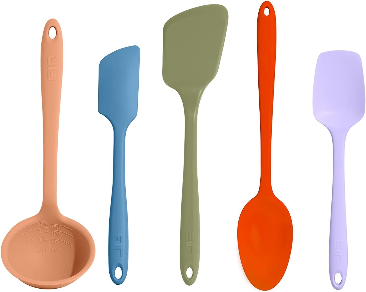 GIR: Get It Right - 3 Piece Silicone Utensil Set - Spatula, Flip  Spoonula - Non-stick - Heat Resistant - Dishwasher Safe - Kitchen Utensils - Baking Supplies - BPA  BPS Free - Slate