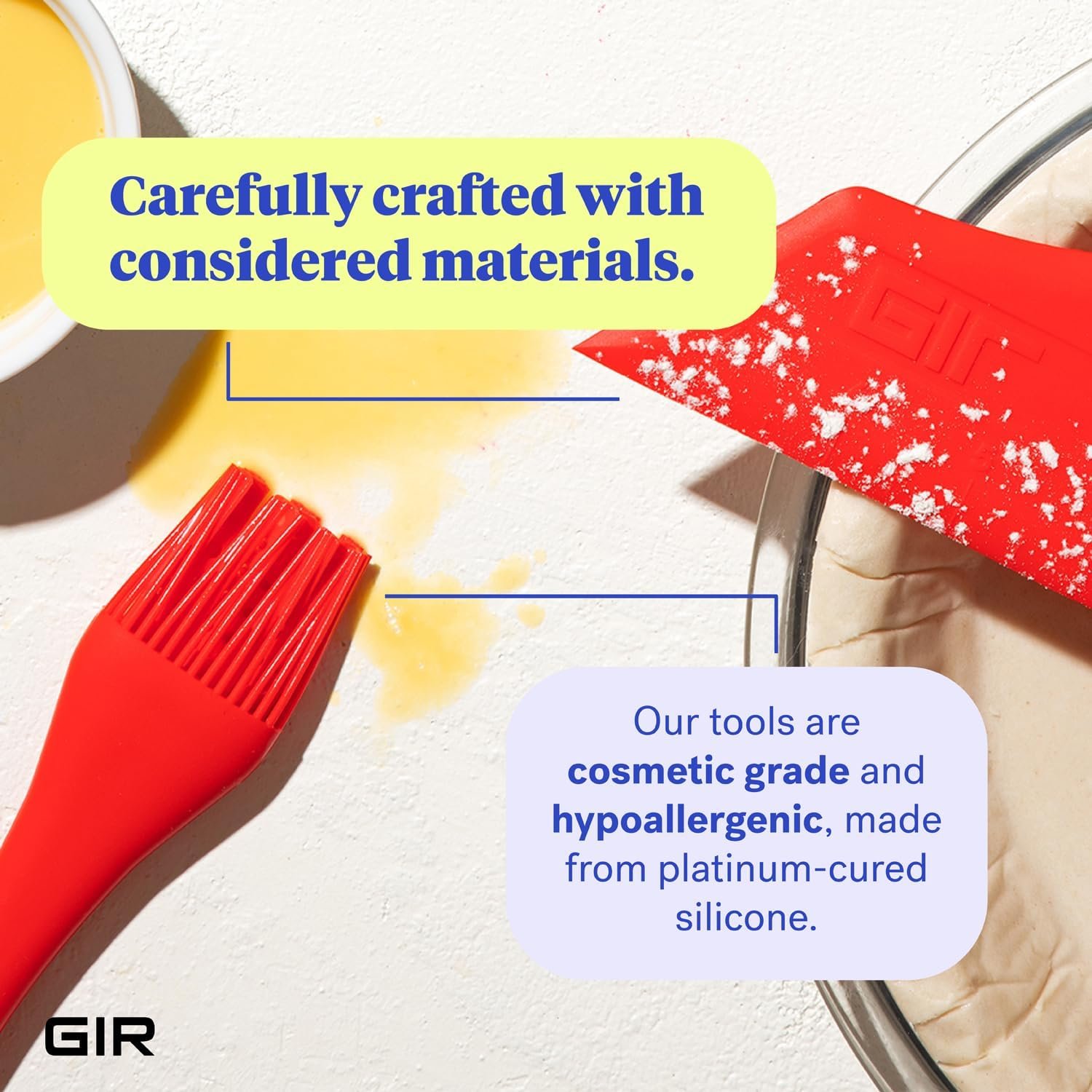 GIR: Get It Right - 3 Piece Silicone Utensil Set - Spatula, Flip  Spoonula - Non-stick - Heat Resistant - Dishwasher Safe - Kitchen Utensils - Baking Supplies - BPA  BPS Free - Slate