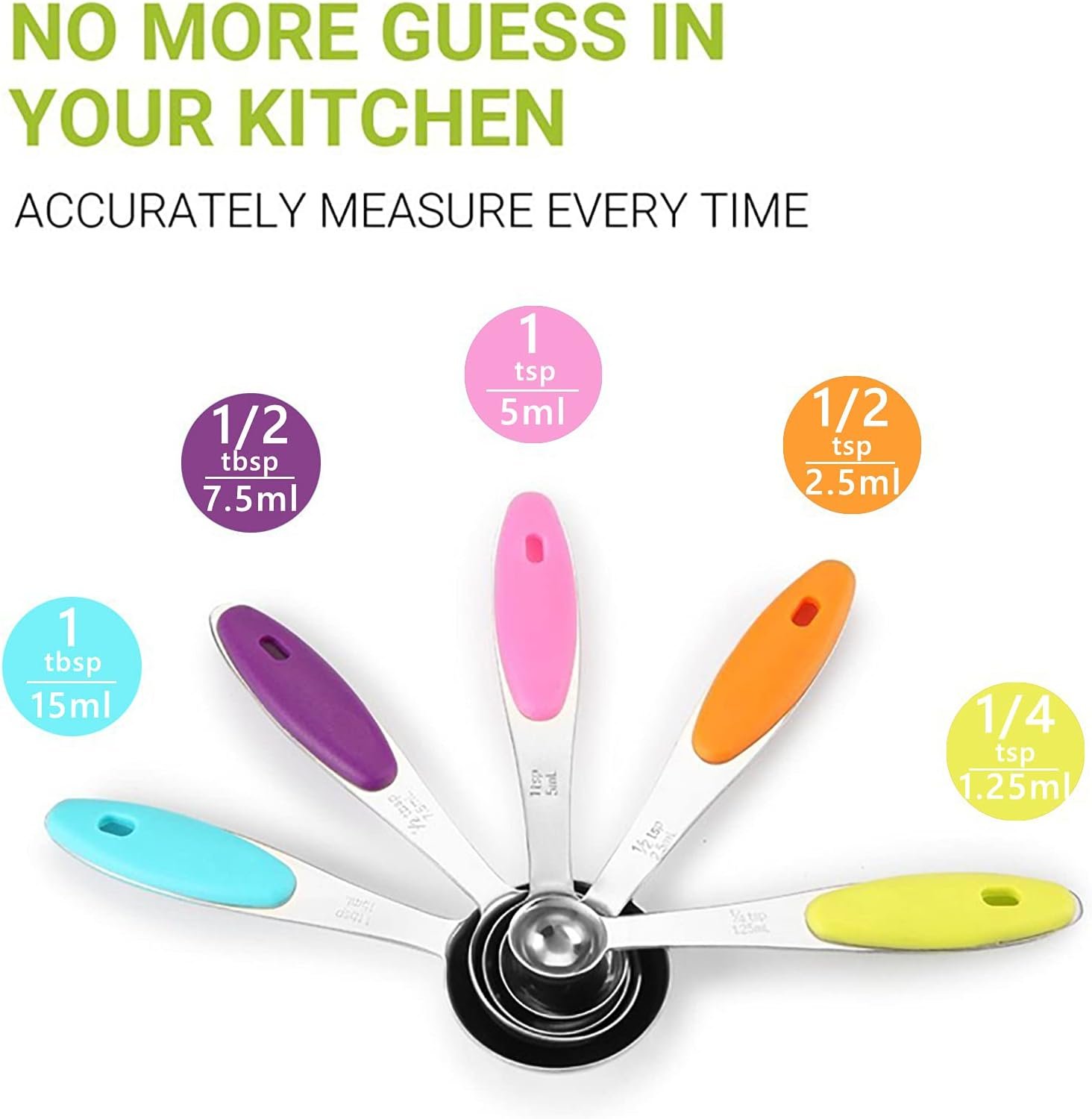 Gold Measuring Cups and Spoons Set, 8 PCS Metal Measuring Cups and Stainless Steel Measuring Spoons Set for Kitchen