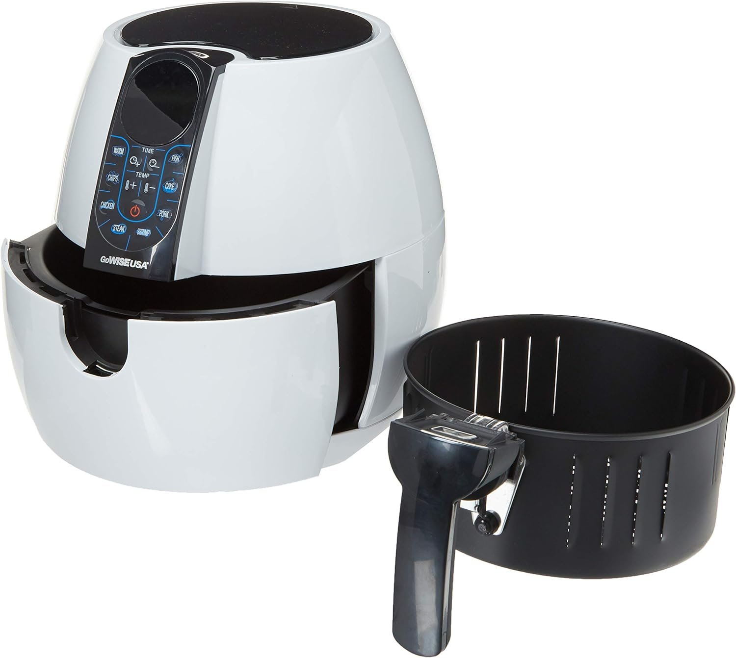 GoWISE USA 3.7-Quart Programmable Air Fryer with 8 Cook Presets, GW22638 - Black GoWISE USA 3.7-Quart Programmable Air Fryer with 8 Cook Presets, GW22638 - Black