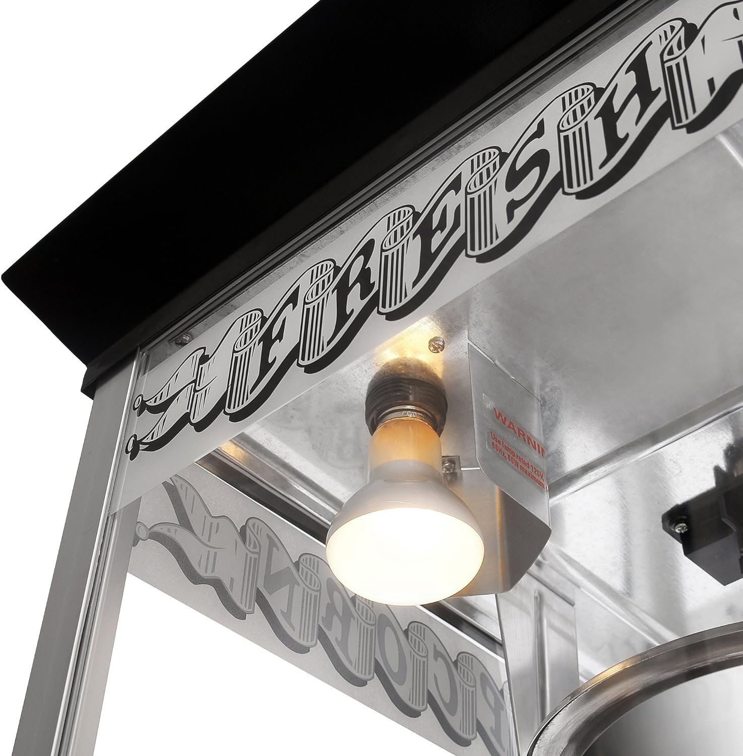 Great Northern Popcorn Company Black Paducah 8 Ounce Antique Popcorn Machine and Cart Great Northern Popcorn Company Black Paducah 8 Ounce Antique Popcorn Machine and Cart