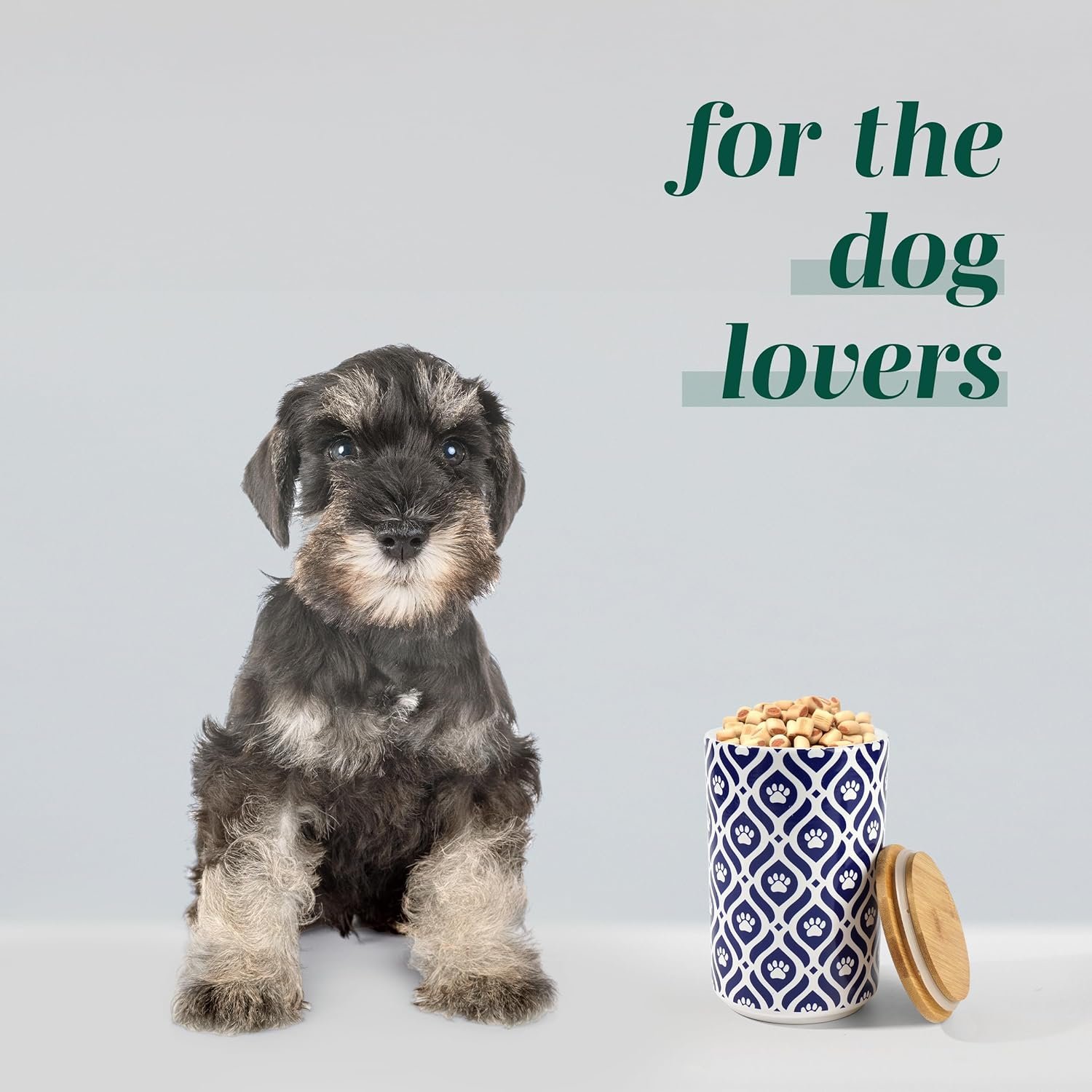 Greenline Goods Premium Dog Treat Ceramic Canister Set – Gray Airtight Canister for Fresh Treats, Ceramic Jar Containers with Lids, Farmhouse Canisters, Ideal Kitchen Canisters for Countertop Greenline Goods Premium Dog Treat Ceramic Canister Set – Gray Airtight Canister for Fresh Treats, Ceramic Jar Containers with Lids, Farmhouse Canisters, Ideal Kitchen Canisters for Countertop