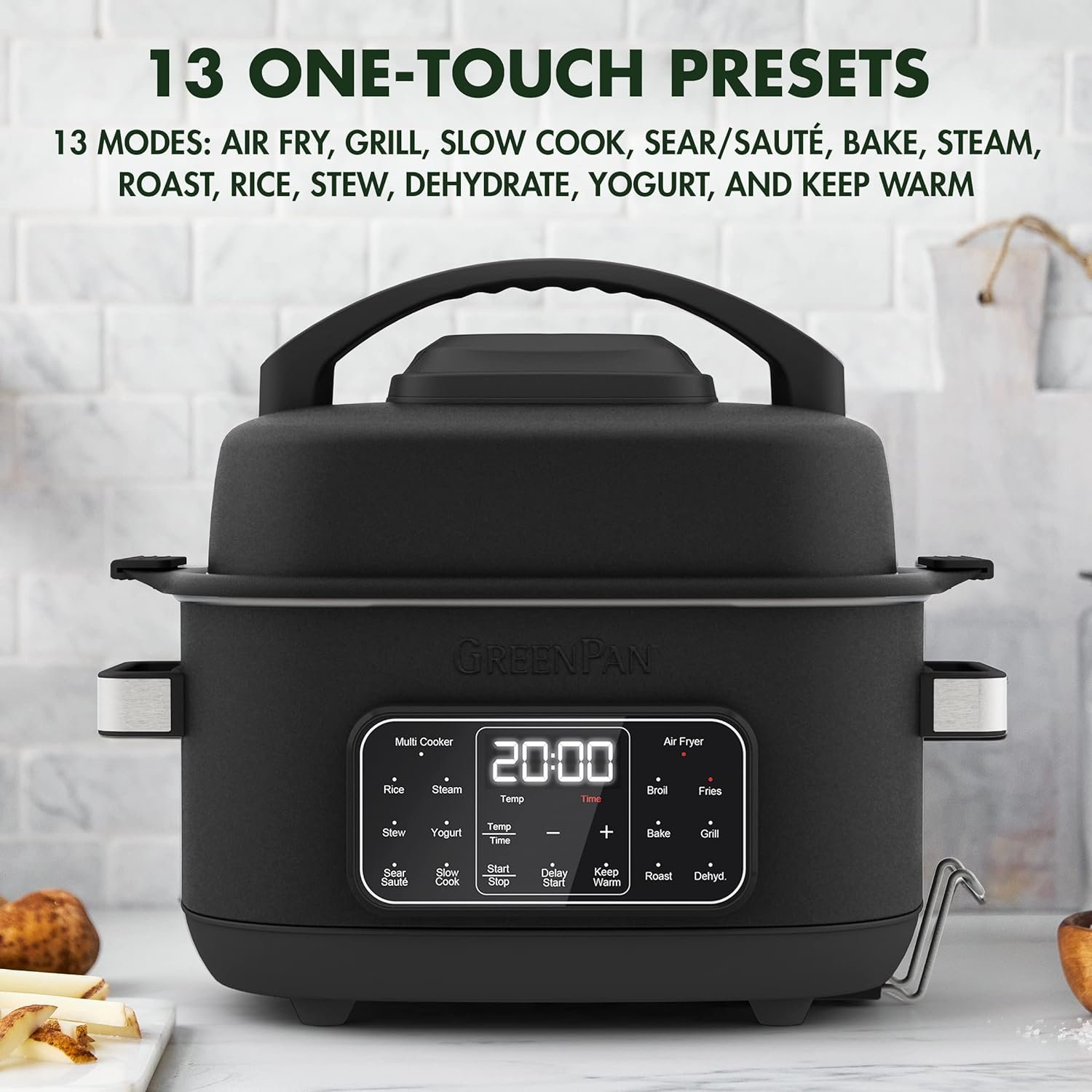 GreenPan Matte Black 13-in-1 Air Fryer Review