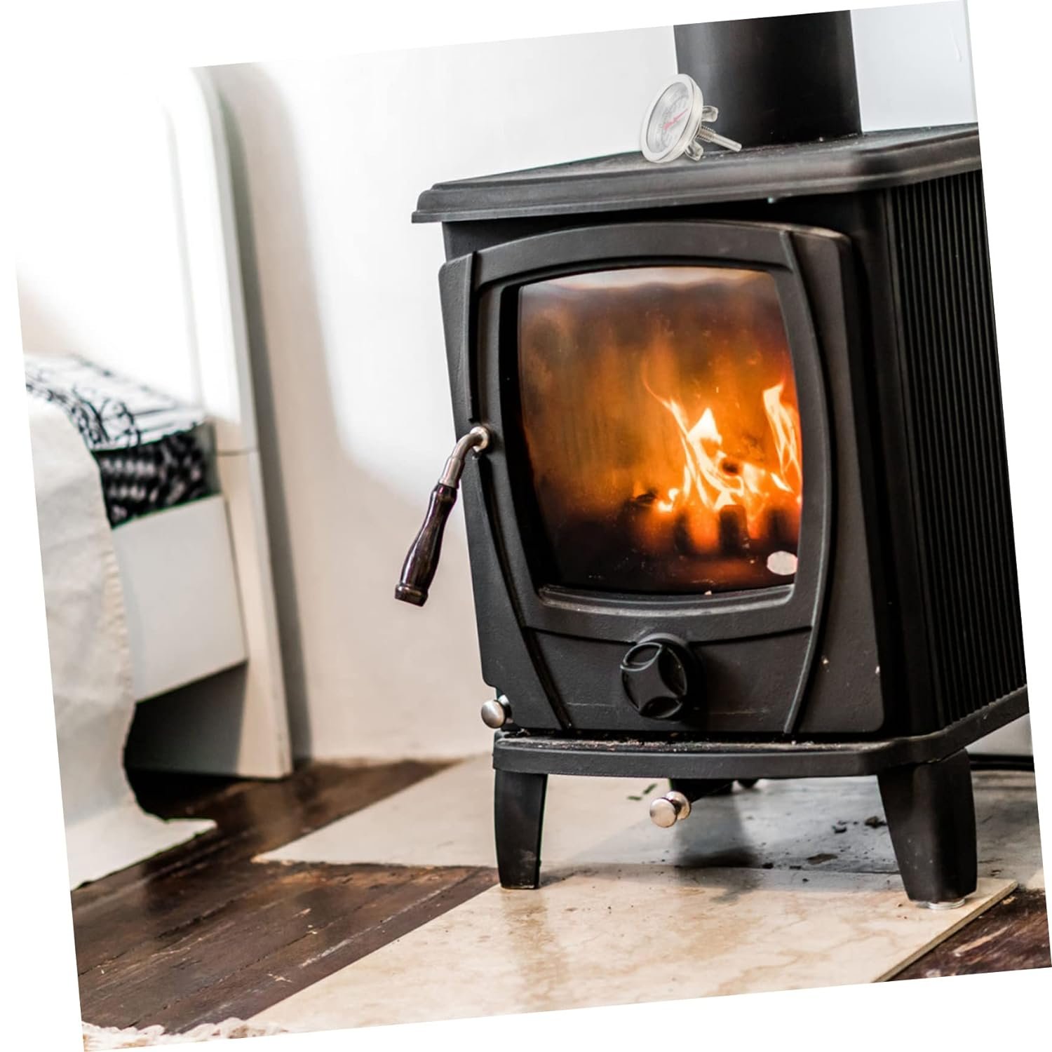 Grill Thermometer Pizza Oven Outdoor Meat Thermometer Digital Outdoor Tools Food BBQ Monitoring Roasting Thermometer Instant Read Digital Thermometer Cooking Thermometer Metal Jam