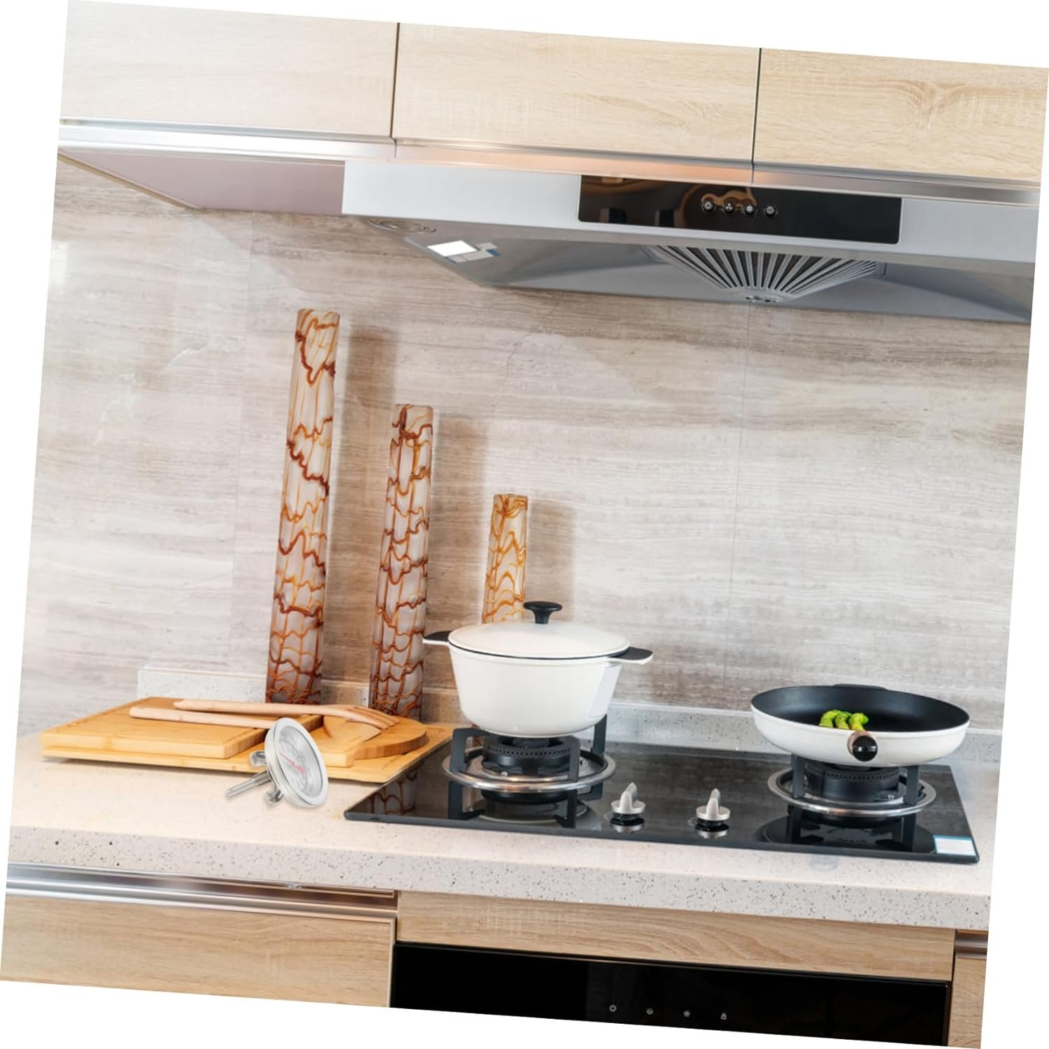 Grill Thermometer Pizza Oven Outdoor Meat Thermometer Digital Outdoor Tools Food BBQ Monitoring Roasting Thermometer Instant Read Digital Thermometer Cooking Thermometer Metal Jam