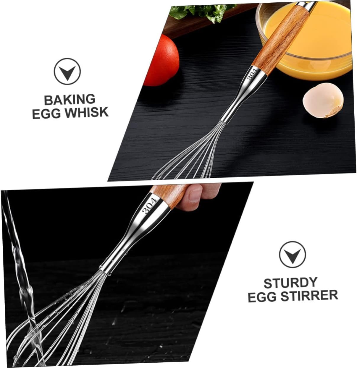 Hand Tools Whisk Loaf Tins for Baking Milk Blender Small Multitool Manual Milk Frother Blender Handheld Cappuccino Frother Household Egg Puddler Food Mixer Butter Wood Efficient