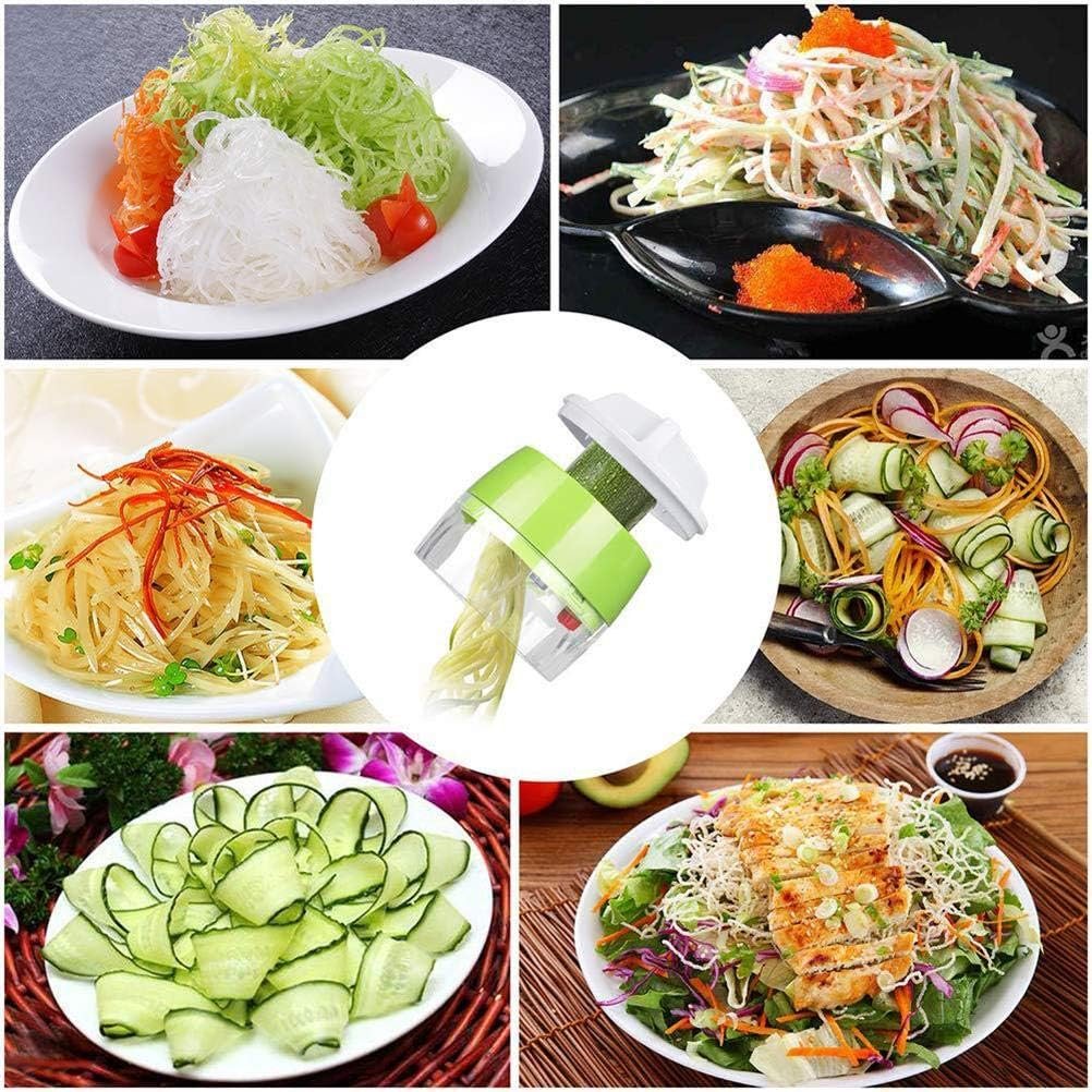 Handheld Vegetable, Veggie Spiralizer Spiral Zucchini Spiralizer Maker Zoodle Maker (1#)