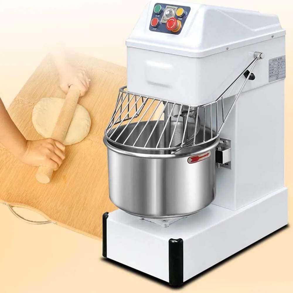HayWHNKN Commercial Dough Mixer Food Mixer 21QT Stand Mixer Dough Kneading Machine Electric Food Mixer Spiral Mixers Stand Mixer Double-speed 110V 1.5KW
