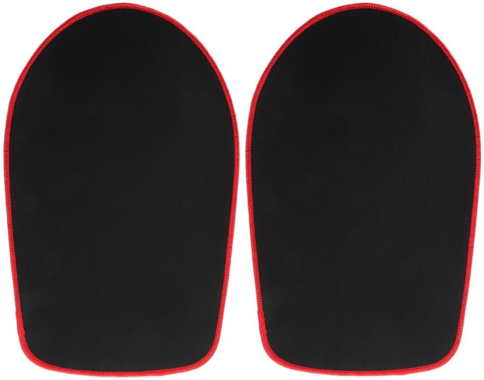 Healeved Mixer Mover Sliding Mats, 2pcs 4.5l-5l Rubber Mixer Slider Mats Kitchen Appliance Slide Mats Pads Stand Mixer Supplies Compatible with Stand Mixer Red