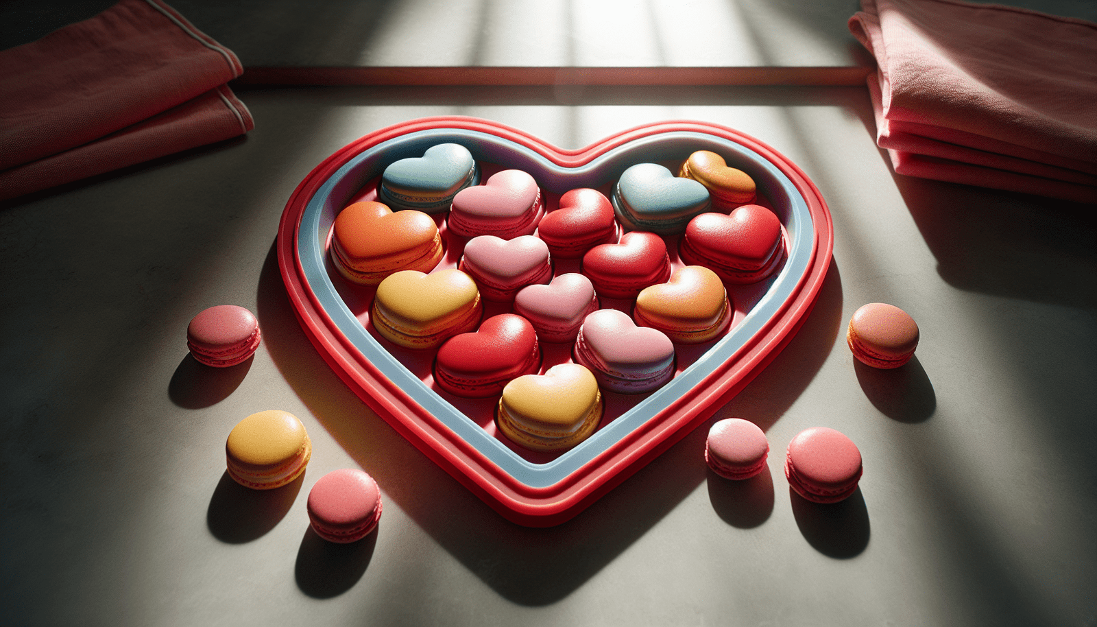 Heart Macaron Mat