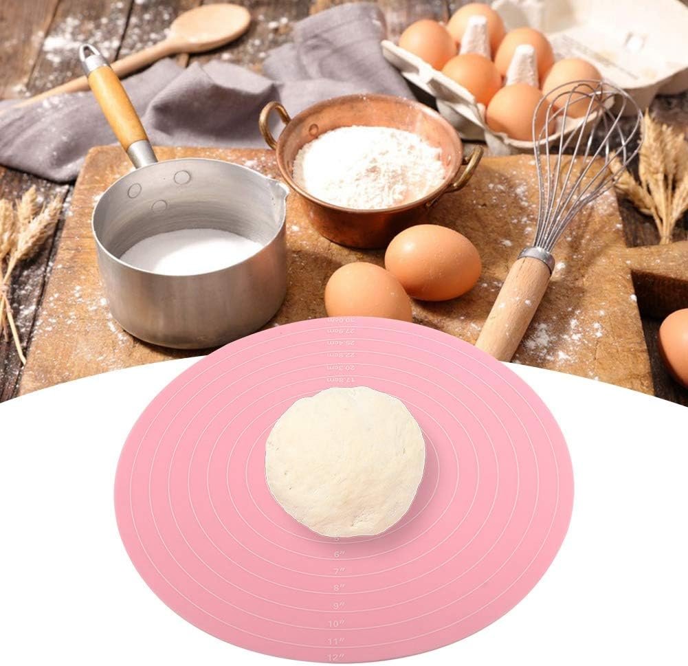 Heat Resistant Silicone Baking Mat with Measurements, Non Stick Pastry Mat for Rolling Dough, Easy to, Durable Safe, Multipurpose Usage