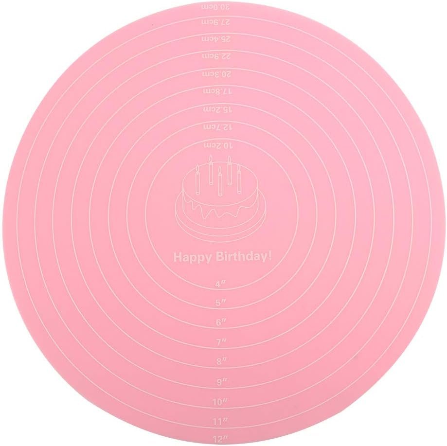 Heat Resistant Silicone Baking Mat with Measurements, Non Stick Pastry Mat for Rolling Dough, Easy to, Durable Safe, Multipurpose Usage
