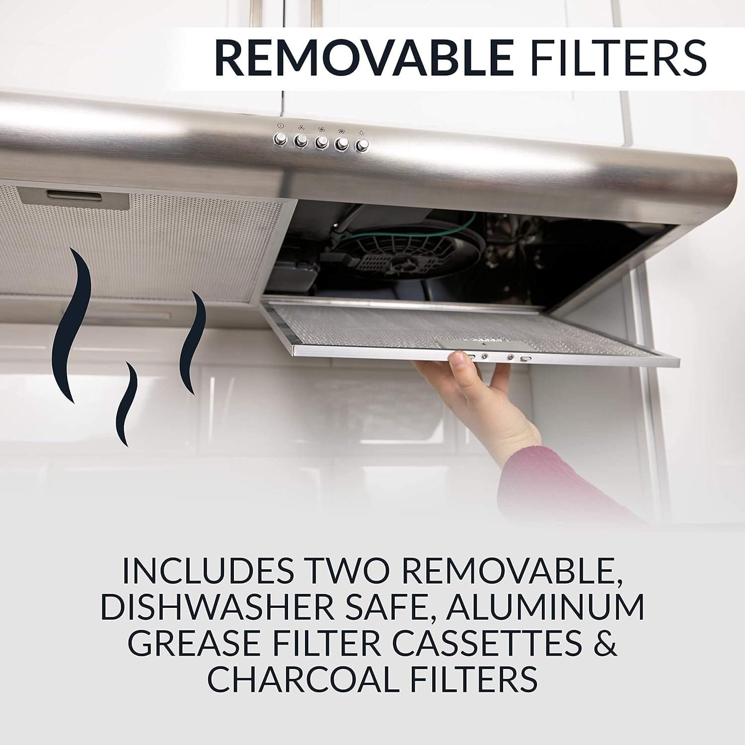 HomeCraft HCHREF30SS 30-Inch Under The Cabinet Range Hood, Stainless Steel HomeCraft HCHREF30SS 30-Inch Under The Cabinet Range Hood, Stainless Steel