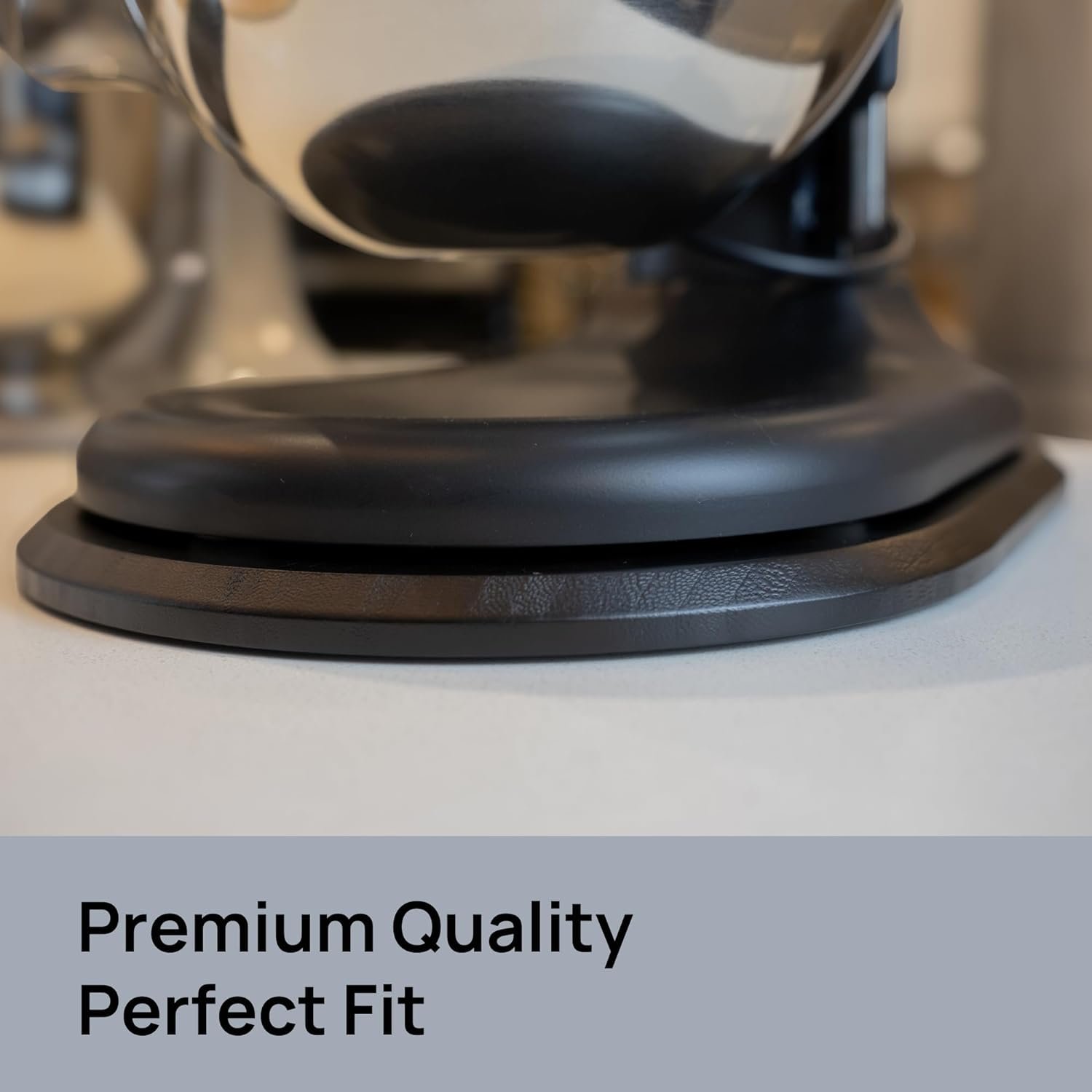 Ibyx Bamboo Sliding Tray for 5.5 Qt Kitchenaid Stand Mixer - Effortless Kitchen Aid Mixer Slider Mat for Countertop - Strong, Sturdy  Non-Slip Appliance Slider Board (Natural)