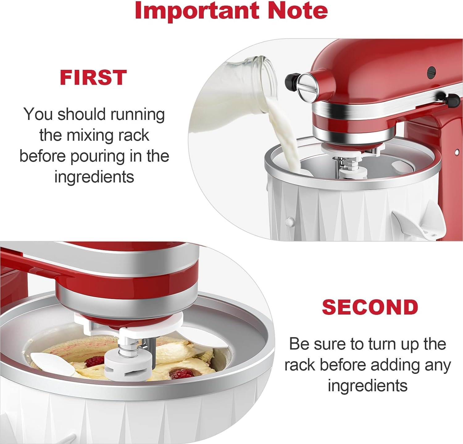 Ice Cream Maker Parts for KitchenAid, As KitchenAid Ice Cream Drive Attachment, Ice Cream Drive Attachment for KitchenAid, Fit KitchenAid Ice Cream Maker Parts by GVODE Ice Cream Maker Parts for KitchenAid, As KitchenAid Ice Cream Drive Attachment, Ice Cream Drive Attachment for KitchenAid, Fit KitchenAid Ice Cream Maker Parts by GVODE