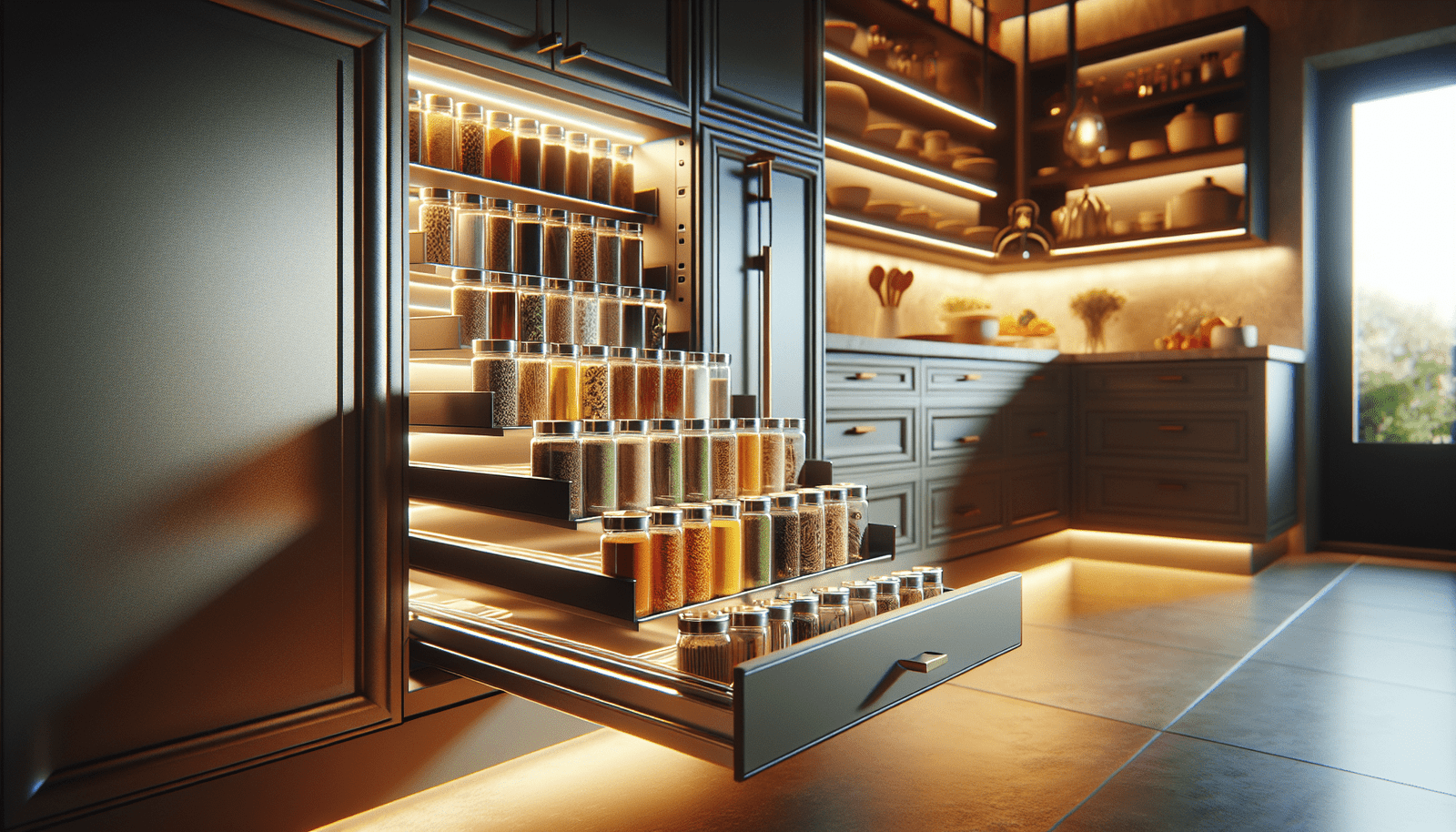 Improved Pull-out Spice Rack with label for Cabinet, with 6 Empty Spice Jars Seasoning for kitchen and pantry organizer-Spice Organizer for cabinet caddy/medicine caddy, seasoning organizer Improved Pull-out Spice Rack with label for Cabinet, with 6 Empty Spice Jars Seasoning for kitchen and pantry organizer-Spice Organizer for cabinet caddy/medicine caddy, seasoning organizer