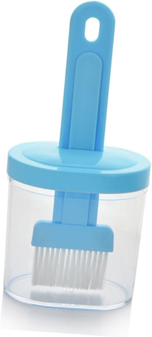 INOOMP 2pcs Kitchen for Dishes Flat Brush Baking Brush Pastry Brush Silicone Brush Pan Brush Basting Brush Cream Brush Roasting Brush With Base Oil Brush Sauce Brush Grill Brush