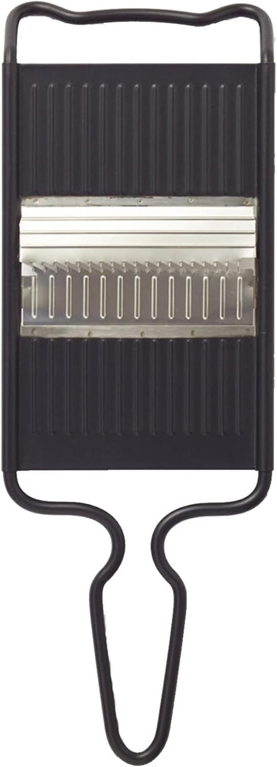 Japanese Slicer, Mandoline, Sengiri, Stainless Steel, Made in Sanjo, Japan, Black
