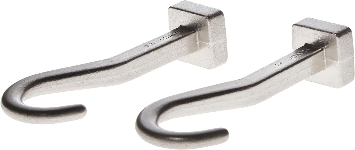 J.K. Adams 4-Inch Pot Hooks for Pot Rack, Set of 2