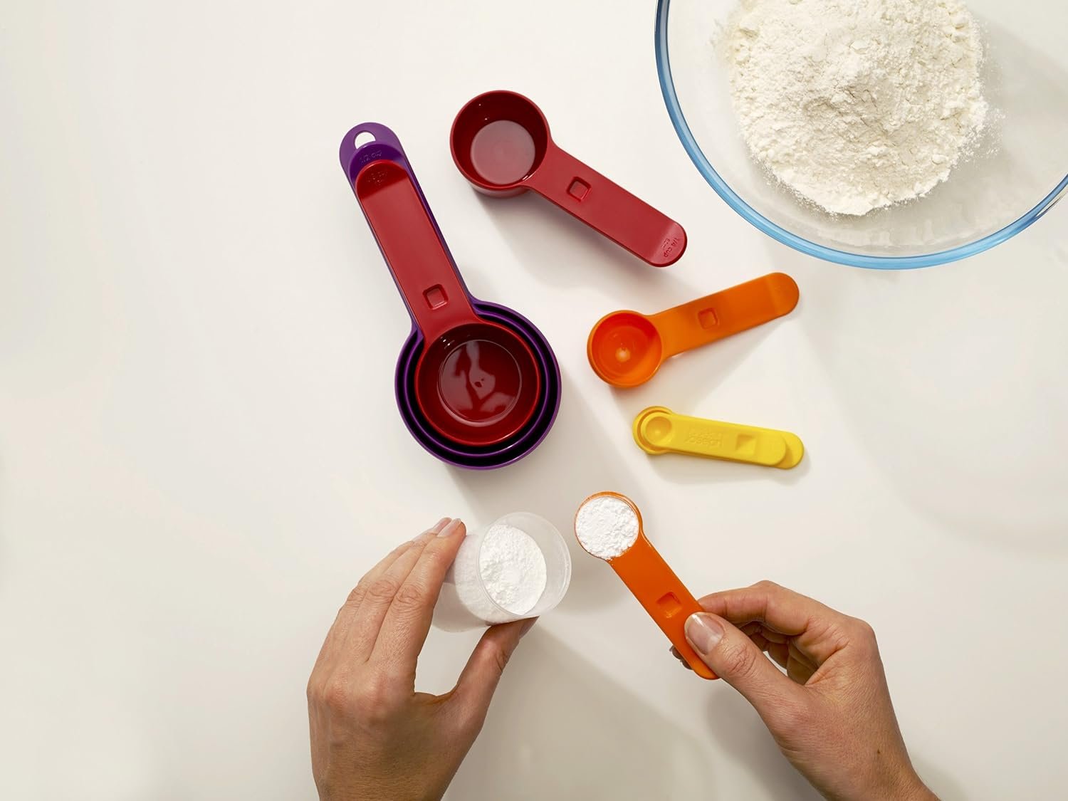 Joseph Joseph Nest Measure Measuring Cups and Measuring Spoons Set, Multicolored Joseph Joseph Nest Measure Measuring Cups and Measuring Spoons Set, Multicolored