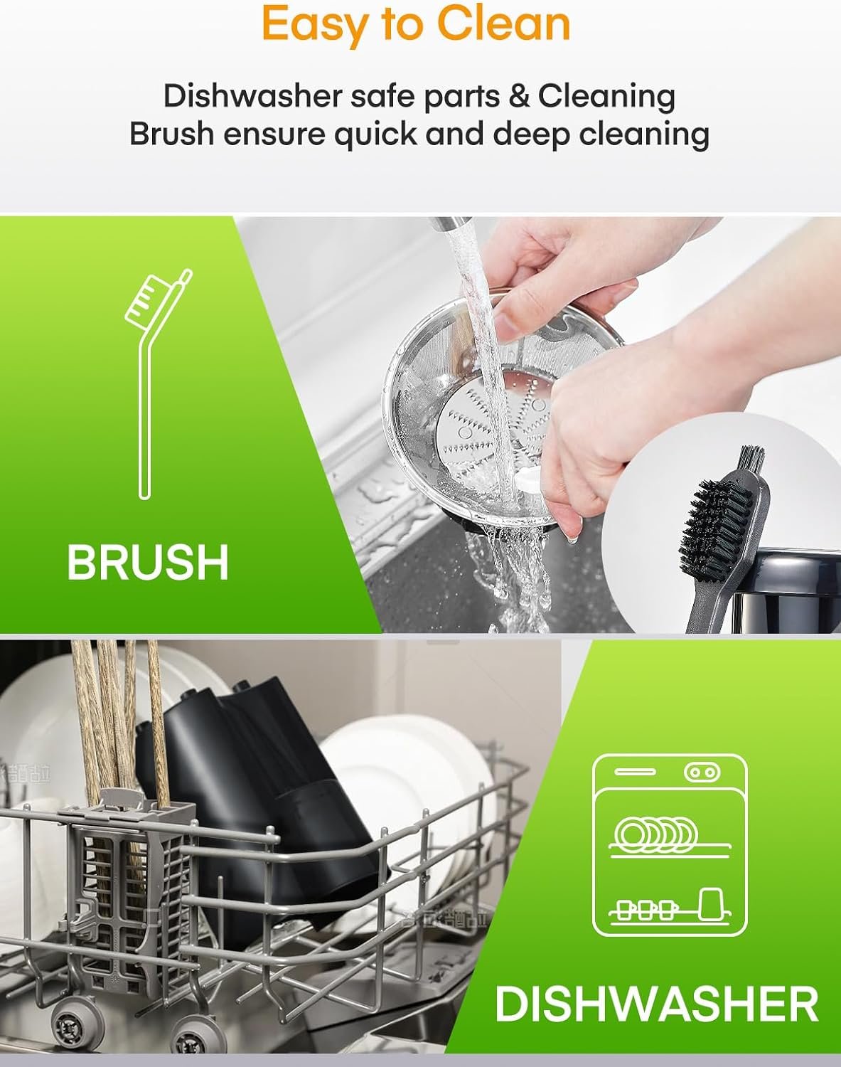 Juicer Machines, 600W Centrifugal Juicer with Wide Mouth 3” Feed Chute for Whole Vegetable and Fruit with 3-Speed Setting, Easy to Clean, BPA Free, High Yield Juice, Juice Recipe Included