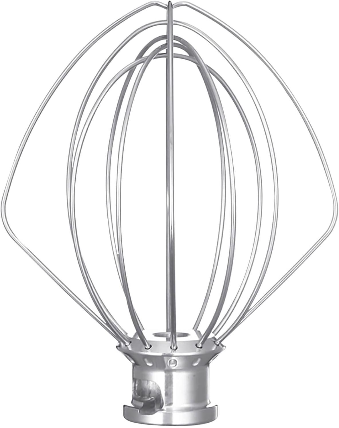 K45WW Wire Whip for Kitchenaid Stand Mixer, Stainless Steel, Egg Heavy Cream Beater, Cakes Mayonnaise