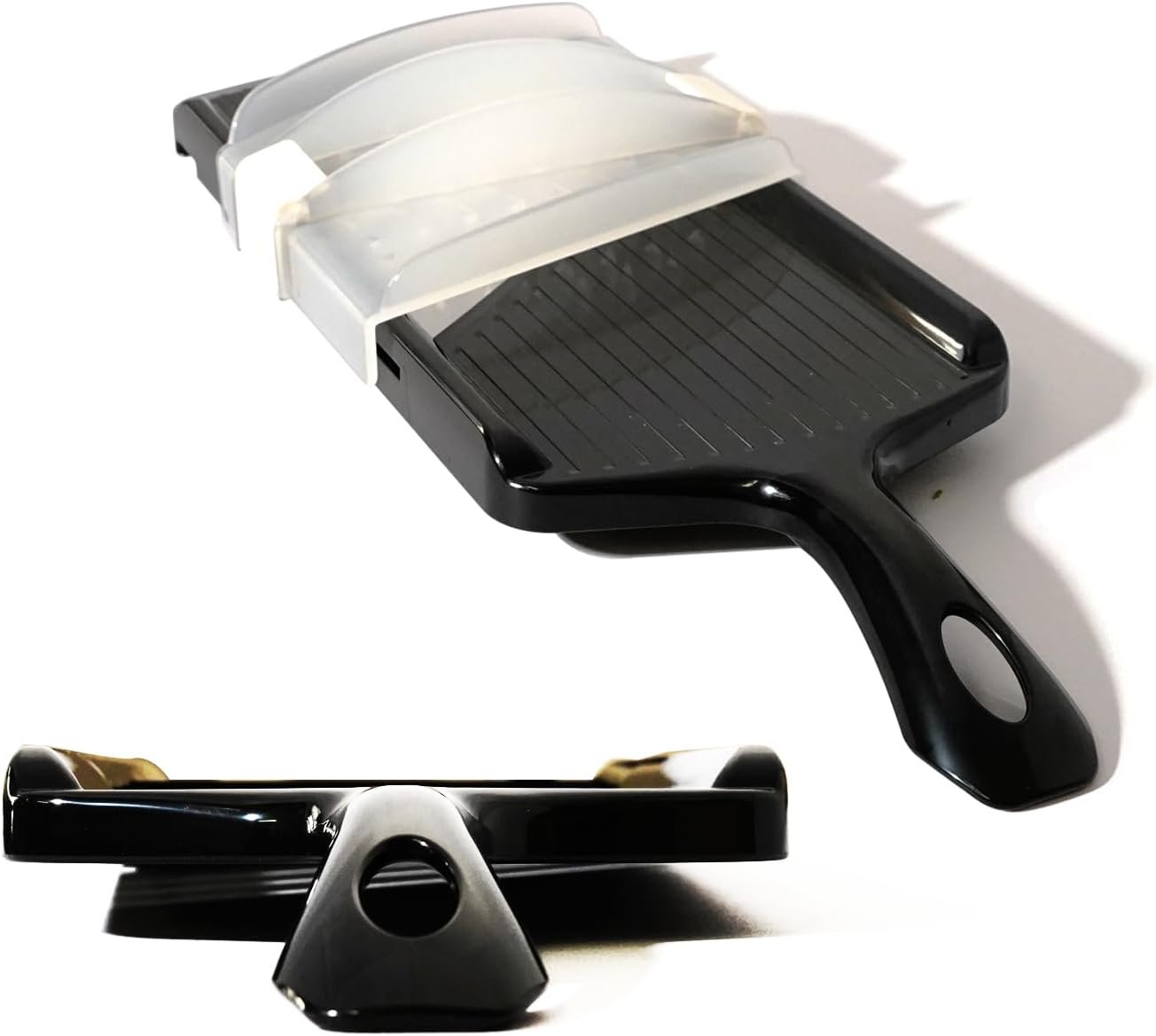 KAKUSEE Tri-Blade Mandoline, Vegetable Slicer with Finger Guard - Effortless Precision Cutting  Safe Storage – Made in Japan